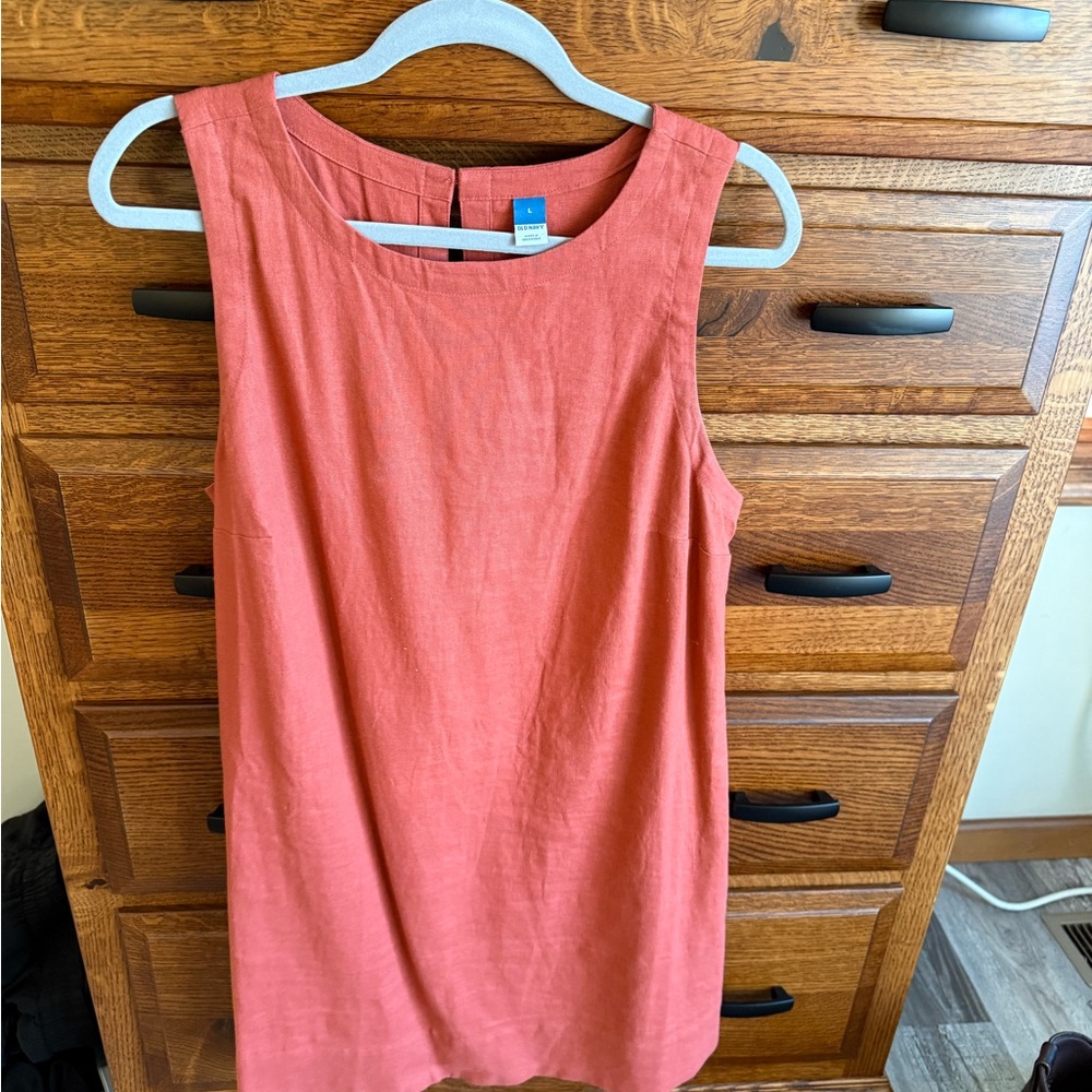 Old Navy Sleeveless Midi Dress in Terracotta